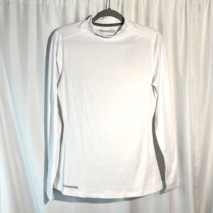 Under Armour Women's Cold Gear Mock Neck Shirt Size Large